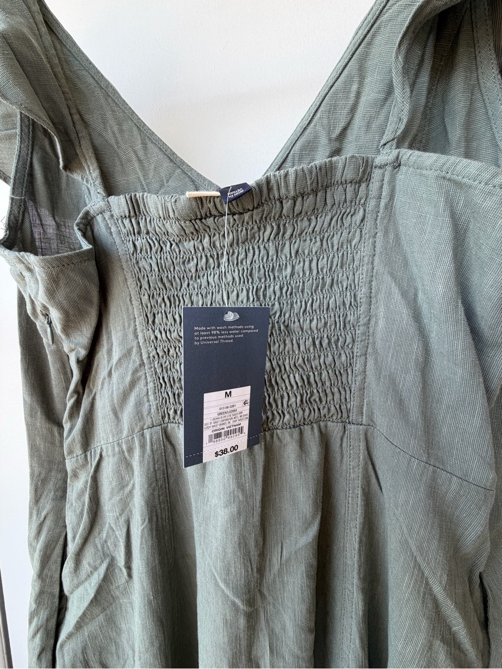 Target Olive Ruffle V-Neck Maxi Dress - Picture 6 of 6